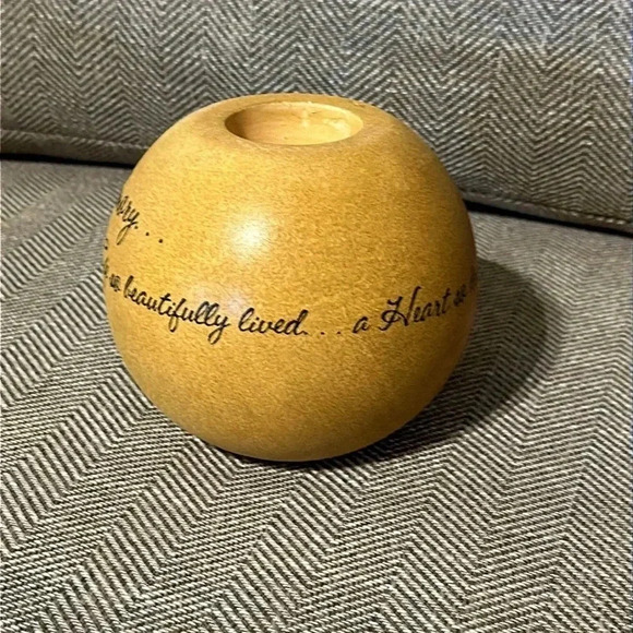 Pavilion Gift Company - In Memory - Globe Candle Holder Sympathy Loss of Life - Picture 3 of 9